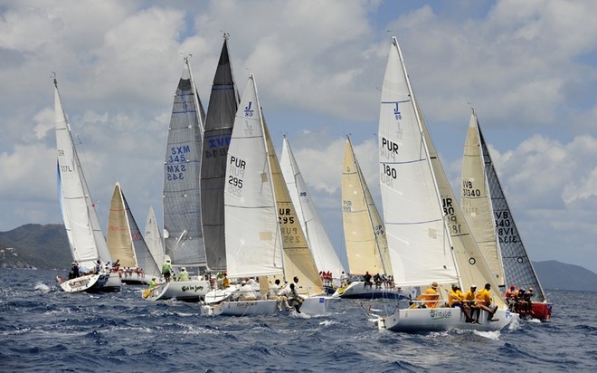 Great racing for all classes - BVI Spring Regatta and Sailing Festival 2012 © Todd VanSickle / BVI Spring Regatta http://www.bvispringregatta.org